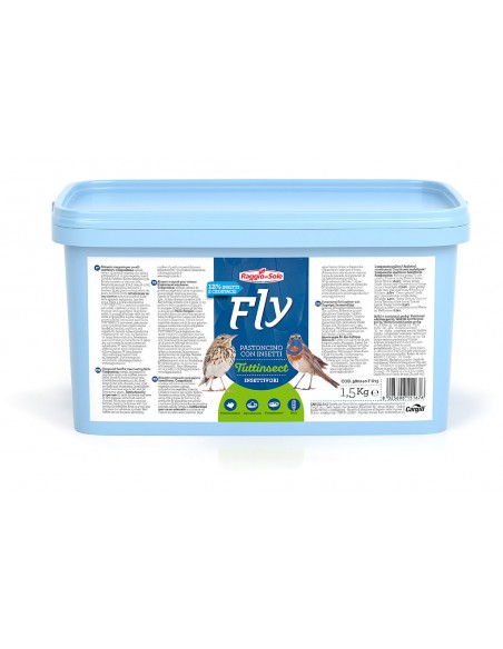 ALIMENTO PER UCCELLI  INSETTIVORI E FRUGIVORI 1,5KG