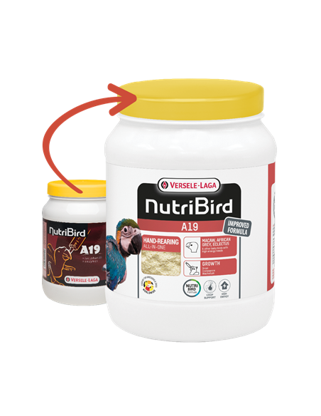 PAPPA DA IMBECCO NUTRIBIRD A19 ARA CENERINI AMAZZONI ECLETTI
