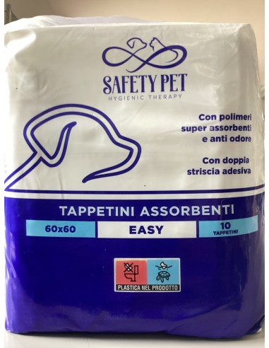 TAPPETINI ASSORBENTI SAFETY PET EASY (10pz)