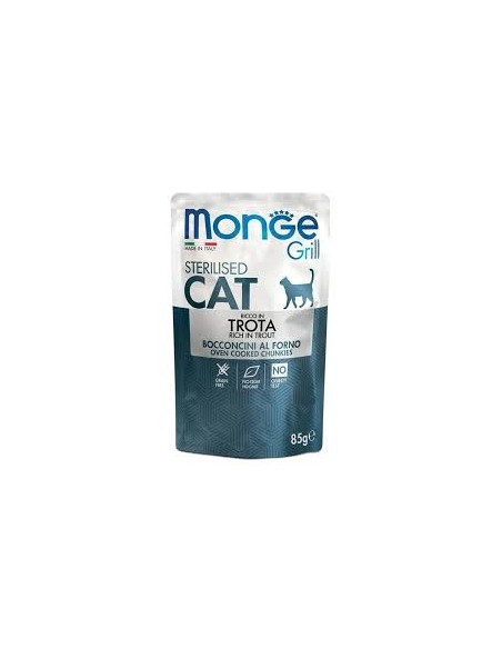 MONGE GRILL GATTO STERILISED BOCCONCINI (85g)