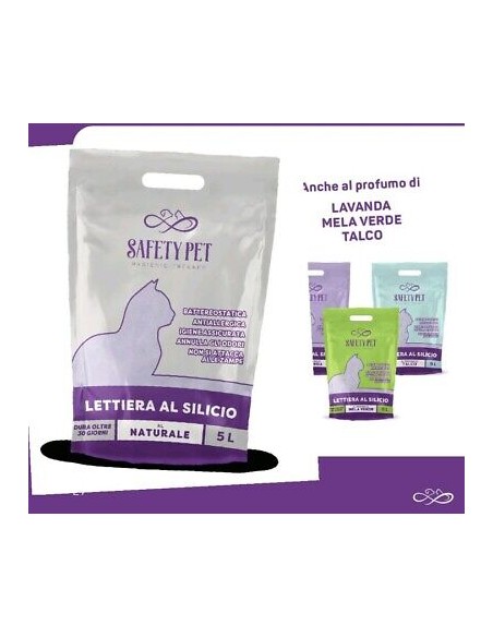 SAFETY PET LETTIERA AL SILICIO 5L