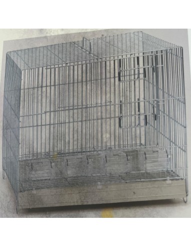 GABBIA ZINCATA PICCOLI ESOTICI CON PORTA E...